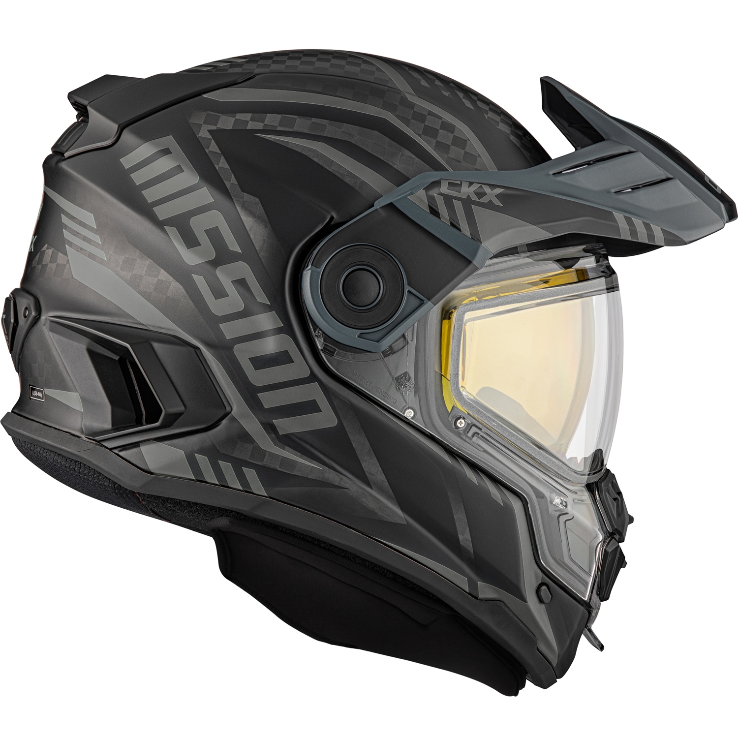 CKX Mission Free-Face Helmet - Carbon | Kimpex Canada