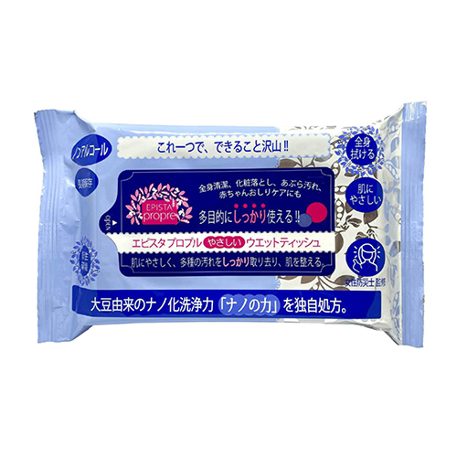 エピスタ プロプル やさしいウェットティッシュ L 30枚入 （防災用