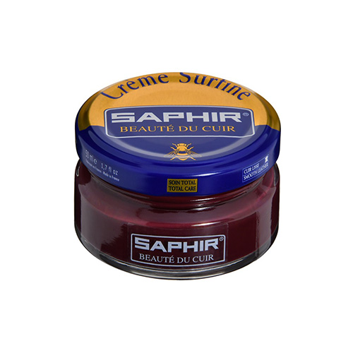 サフィール ビーズワックス ファインクリーム 50mL バーガンディ