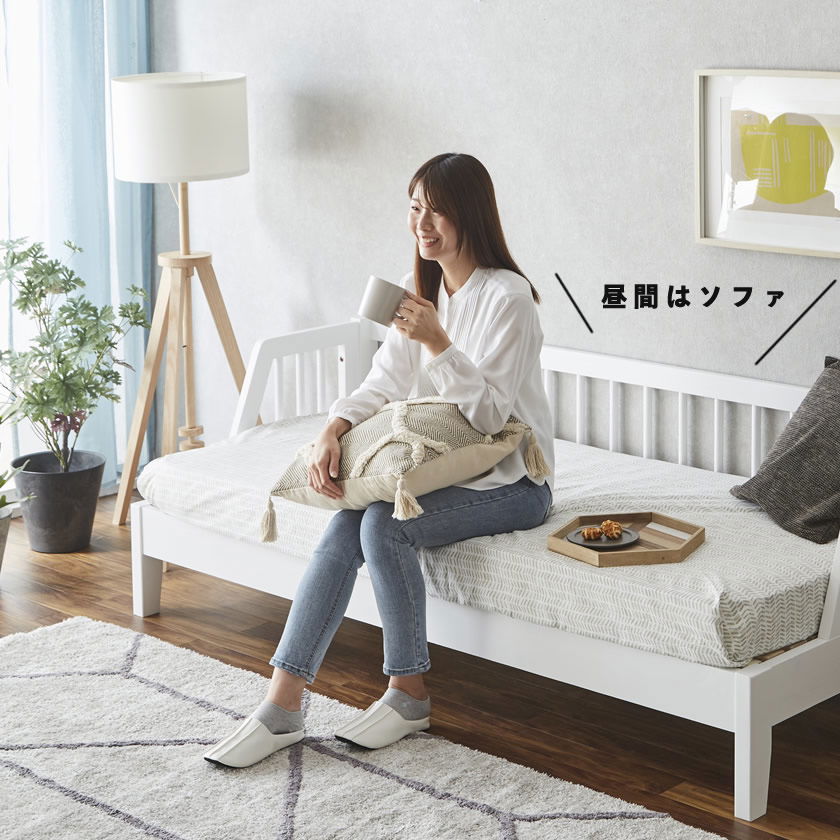 木製デイベッド Ihana イハナ 【セミシングルショート】フレームのみ