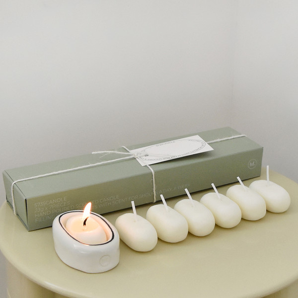 5735 キャンドル&ホルダーセット - 三つの香り : honeyflamingo.japan
