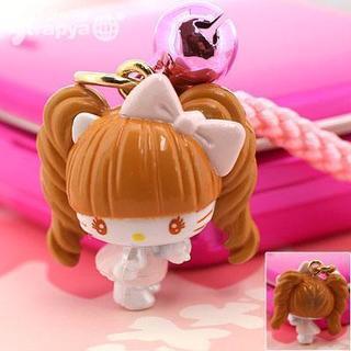 ハローキティ×辻希美☆辻ちゃんキティ☆コラボ根付ストラップ