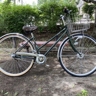 シティサイクル あさひ La-veil 内装3段 27インチ グリーン (さい