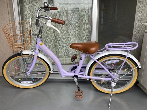 子供用自転車 美品 セール中 美品】レトロデザイン子供用自転車 20インチ