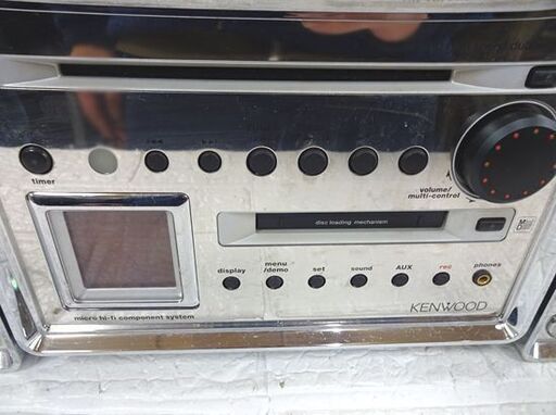 ケンウッド CD/MDコンポ RD-IT2000MD リモコン付き KENWOOD ミニコンポ