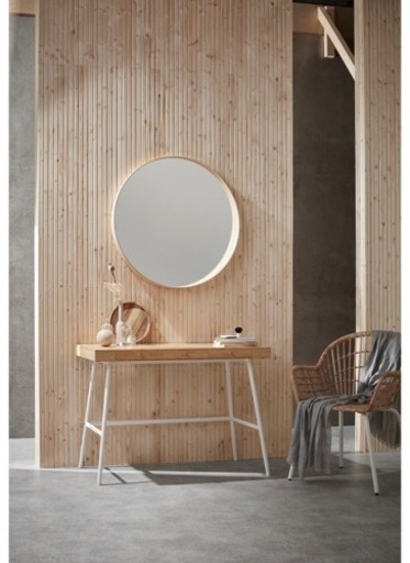 人気 ピンクローズとダマスクリボンのタッセル入豪華リース♪（くすみ