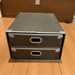 MUJI 無印良品】硬質パルプボックス引き出し2段② (海外移住) 中野新橋