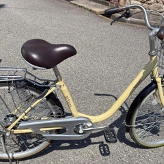 手渡し三木市／小野市velours ママチャリ24インチ 150-165