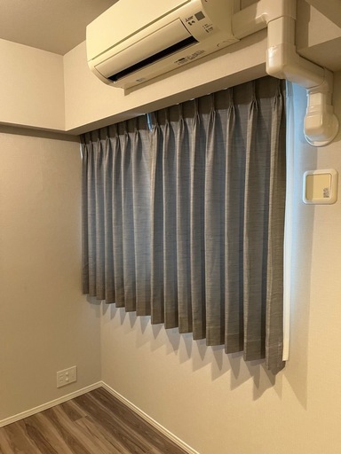 2級遮光 ドレープカーテン 防炎 グレー インテリックス社 J67246R 2級