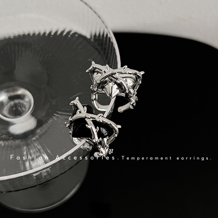 ❤︎ハートの葉っぱ❤︎45R ku.ra.si エプロンと鈴リング ❤︎ハートの