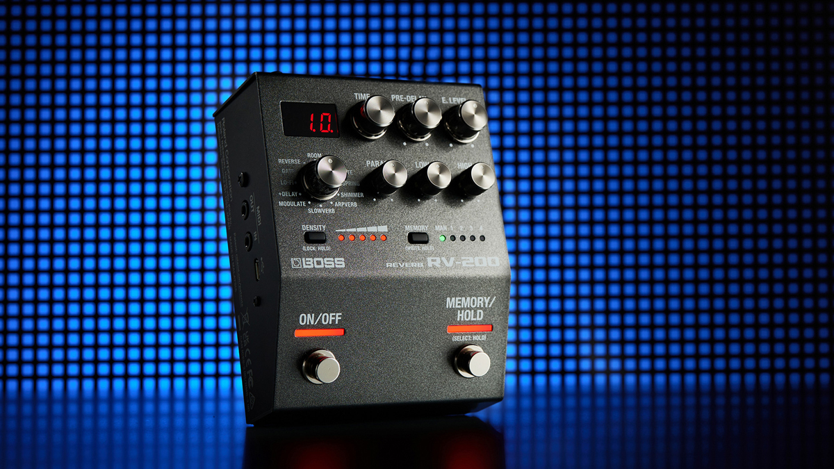 Boss unveils RV-200 Reverb, one of its most anticipated pedals