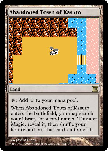 The complete Zelda II Magic: The Gathering card set | GamesRadar+