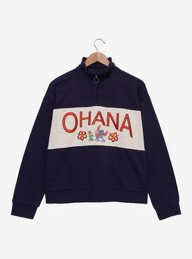 Disney Lilo & Stitch Ohana Surf's Up Women's Quarter Zip