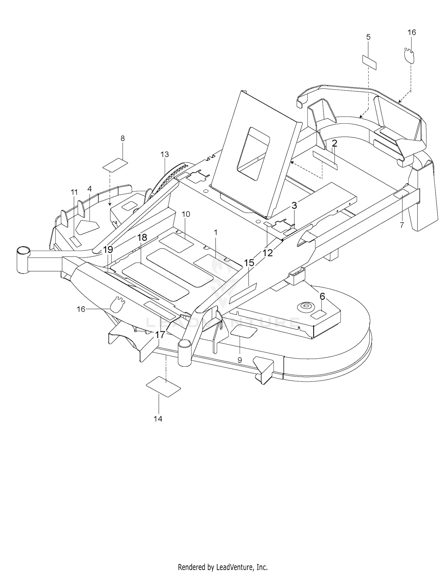 Husqvarna MZ 5225 ZT - 966690501-00 (2010-09) Parts Diagrams