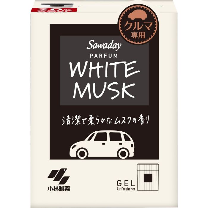 小林製薬 サワデー車専用ゲル ホワイトムスクの通販｜置き型｜芳香剤