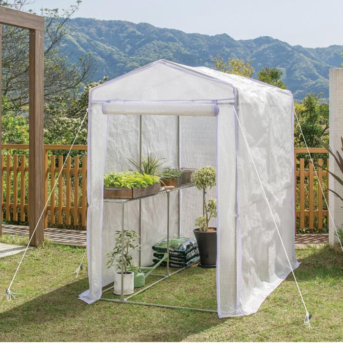 ナフコ ビニール温室 特大 NFC-N06Tの通販｜本体｜温室