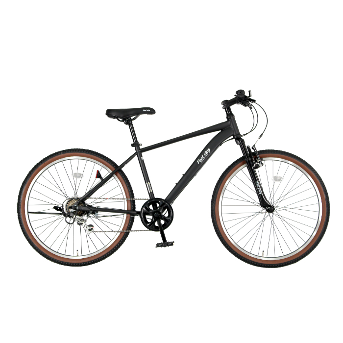 滋賀県大津市 自宅引取り限定] 黒色 SHIMANO 6速シティサイクル 滋賀県