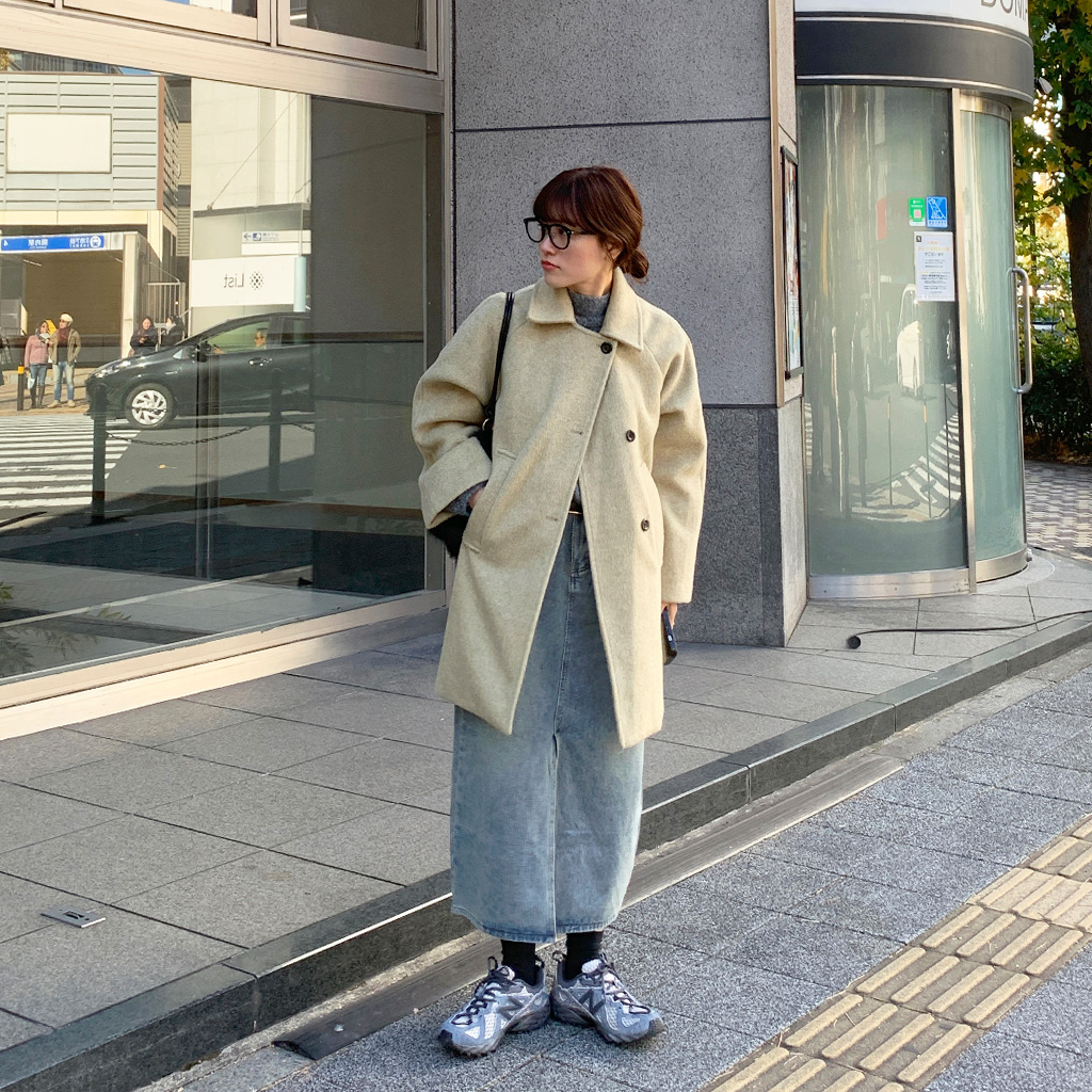 カラーミドルコート | ファッション通販サイト NUGU