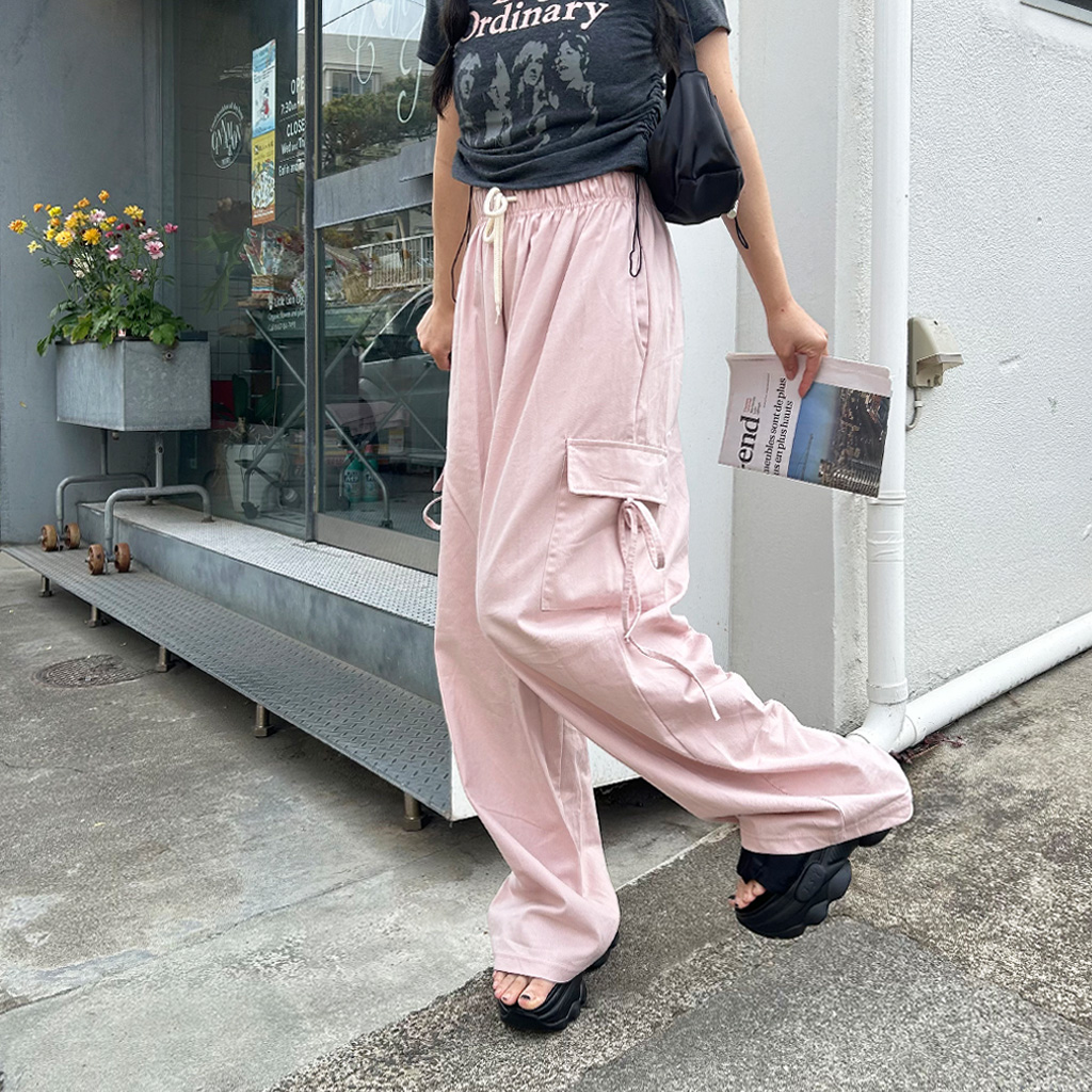 サイドリボンカーゴパンツ | ファッション通販サイト NUGU