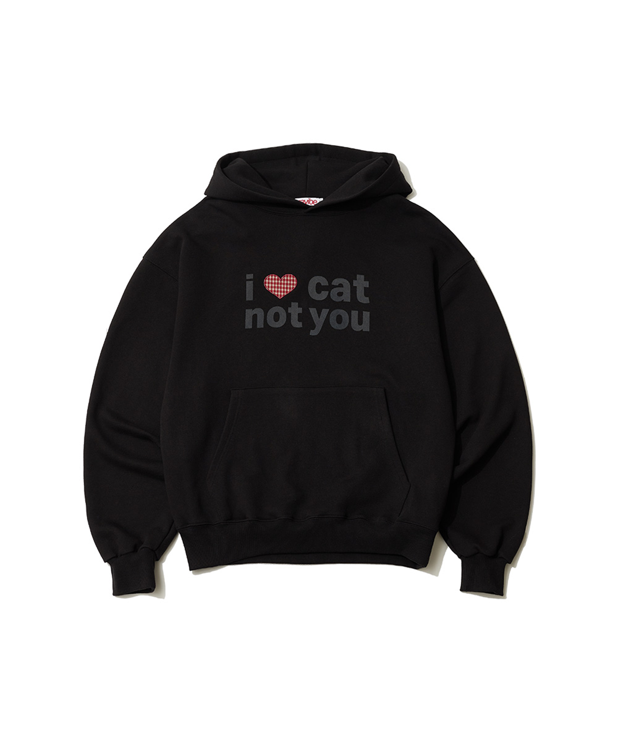 K-POPアイドル着用] I LOVE CAT NOT YOU CAT EAR HOODIE