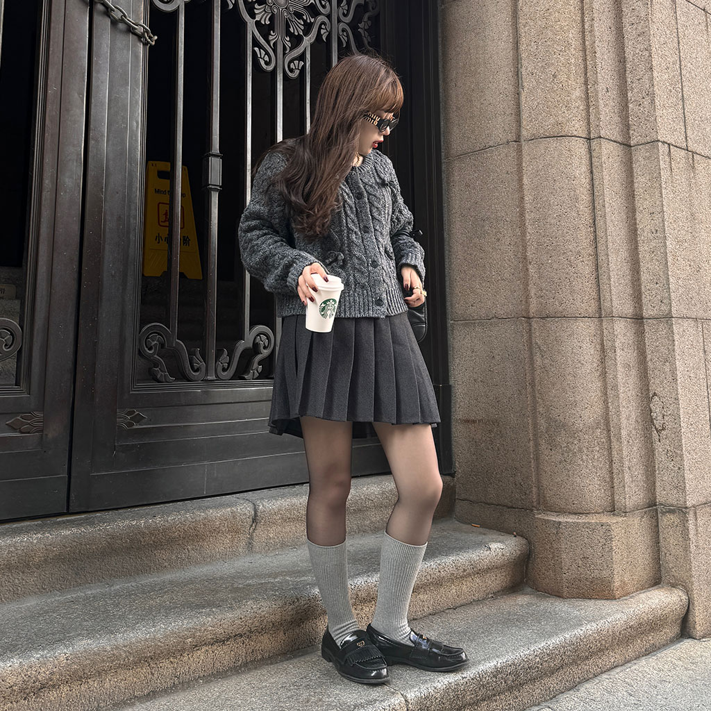 プリーツウールテクスチャーミニスカート | ファッション通販サイト NUGU