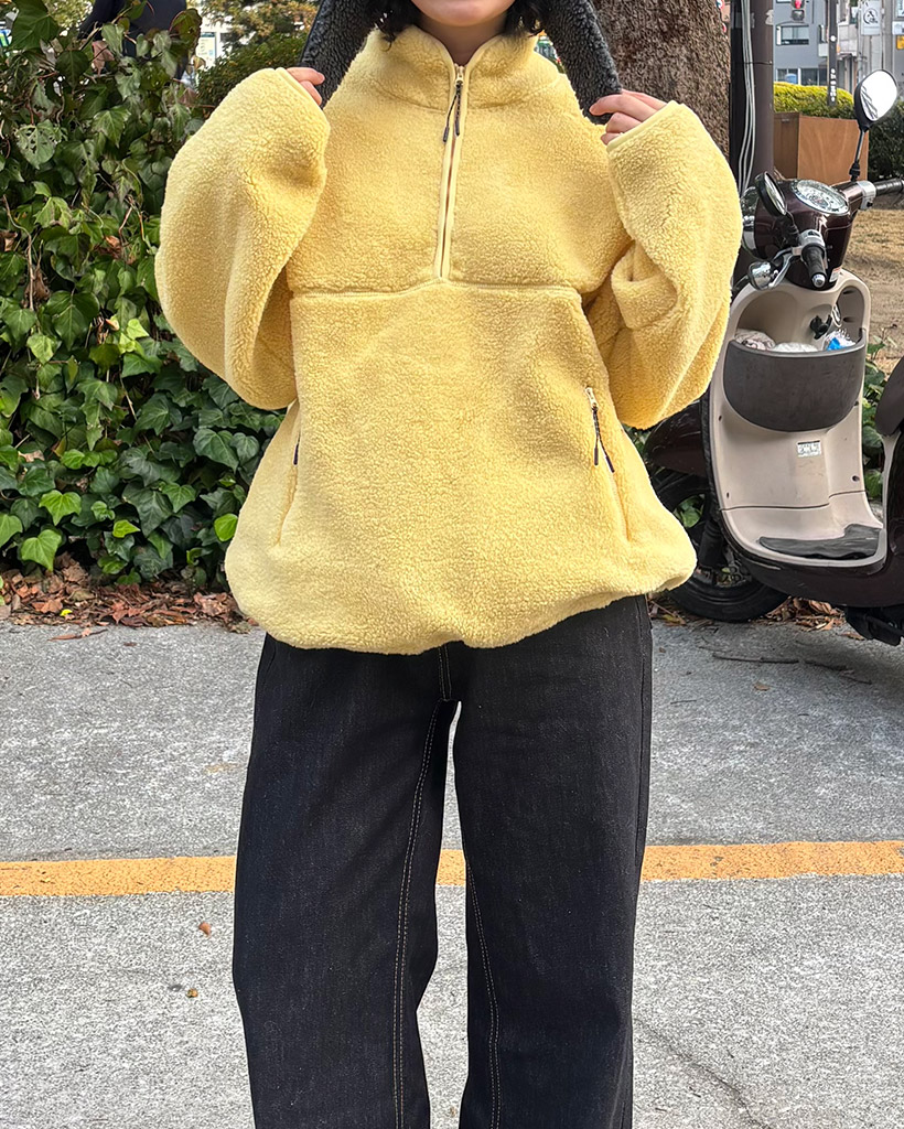 フリースハーフジップ | ファッション通販サイト NUGU