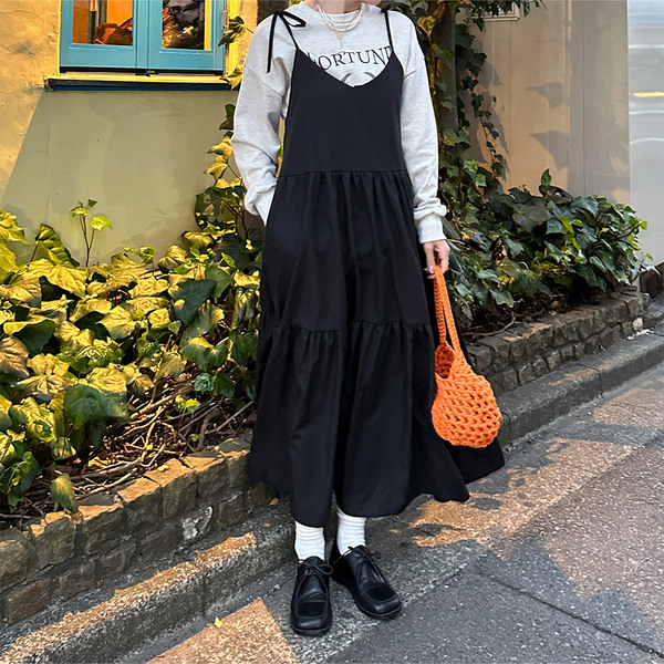 フリルキャミワンピース | ファッション通販サイト NUGU