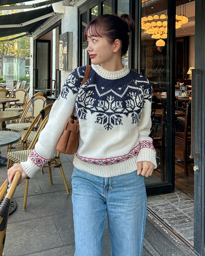 スノーノルディックニット | ファッション通販サイト NUGU