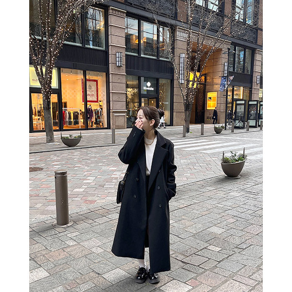 ダブルロングコート | ファッション通販サイト NUGU