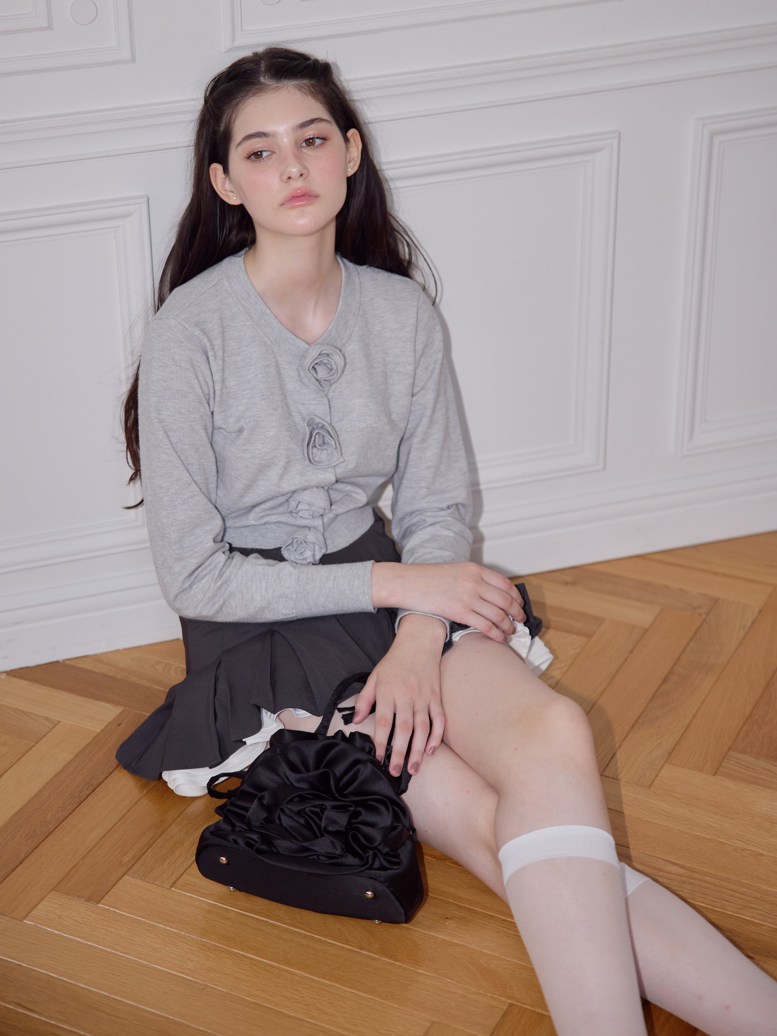 Ribbon pleats frill mini skirt | ファッション通販サイト NUGU