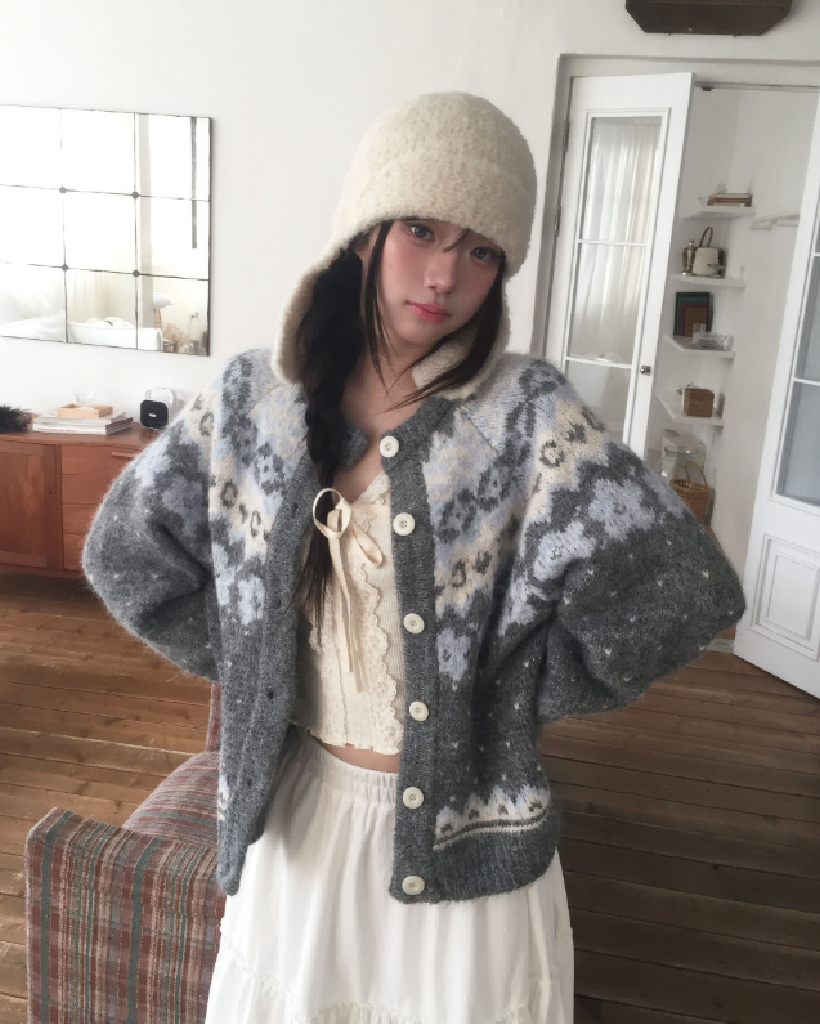 ISAMKATAYAMA BACKLASH ノルディック柄カーディガン サイズ3