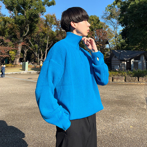 ハーフジップニット | ファッション通販サイト NUGU