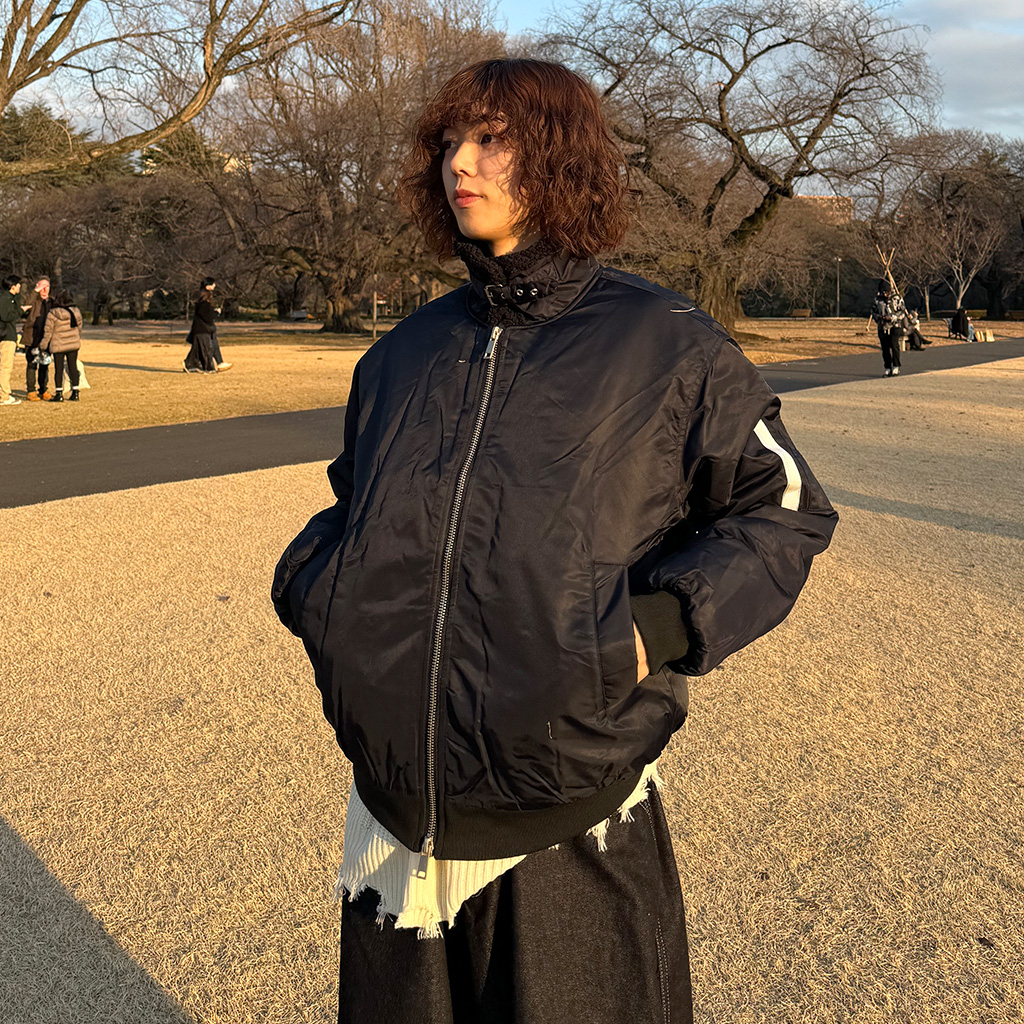 ムートンMA-1ジャンパー | ファッション通販サイト NUGU