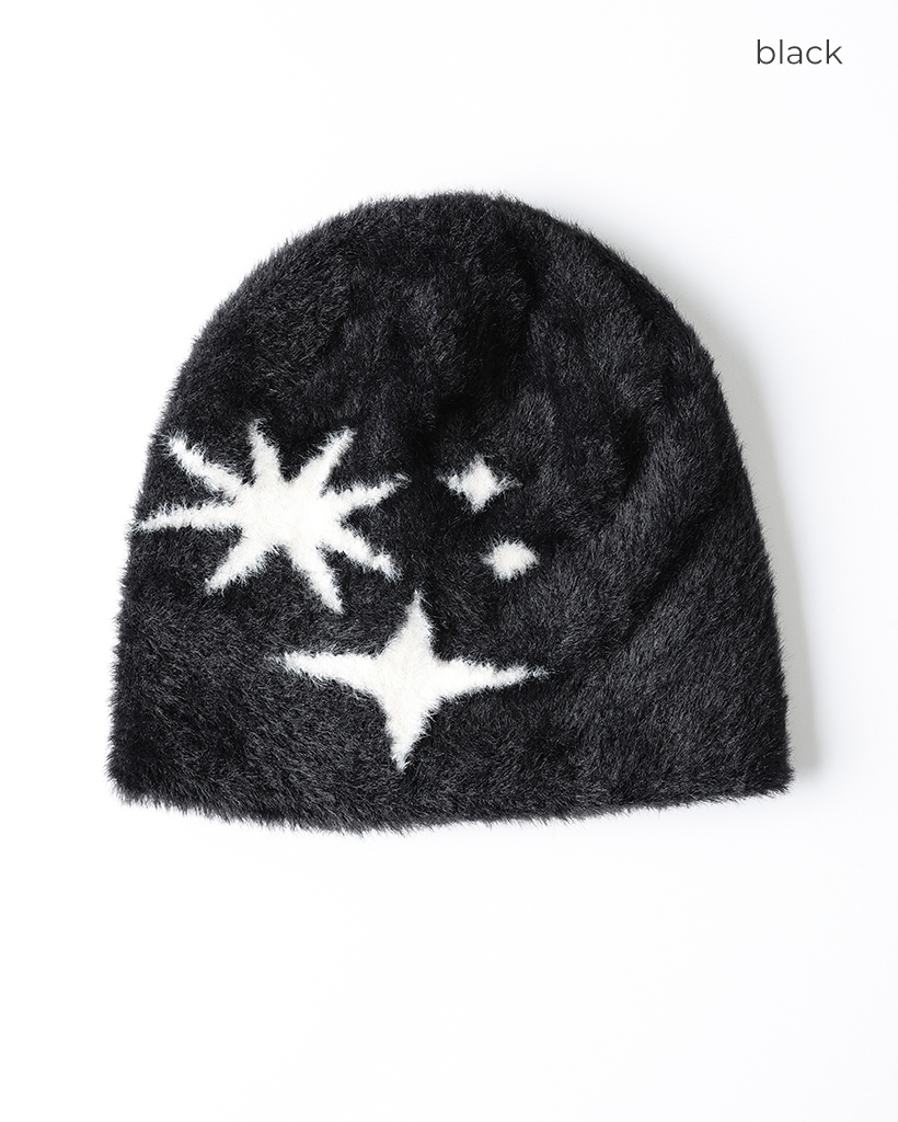 ユニセックス スター刺繍ビーニー | ファッション通販サイト NUGU