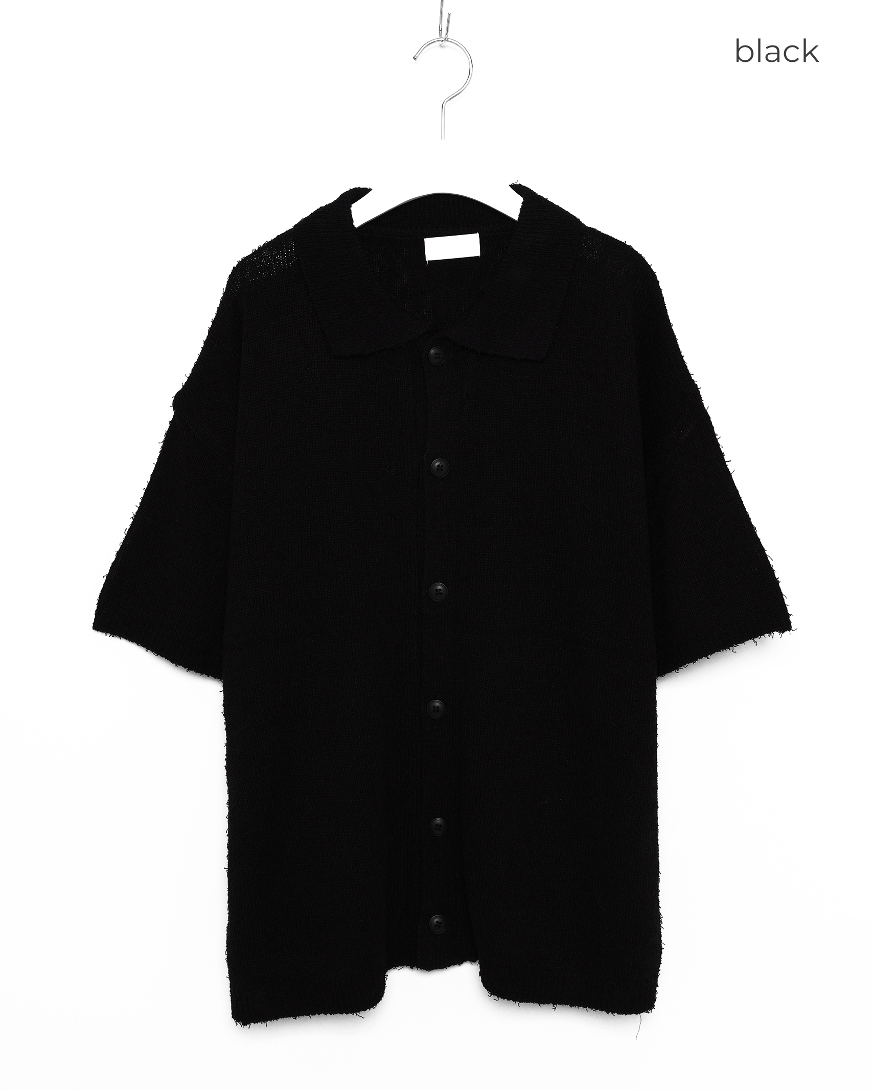 RUFFLOG ブラック RUFFLOGブラックショートスリーブシャツ RUFFLOG