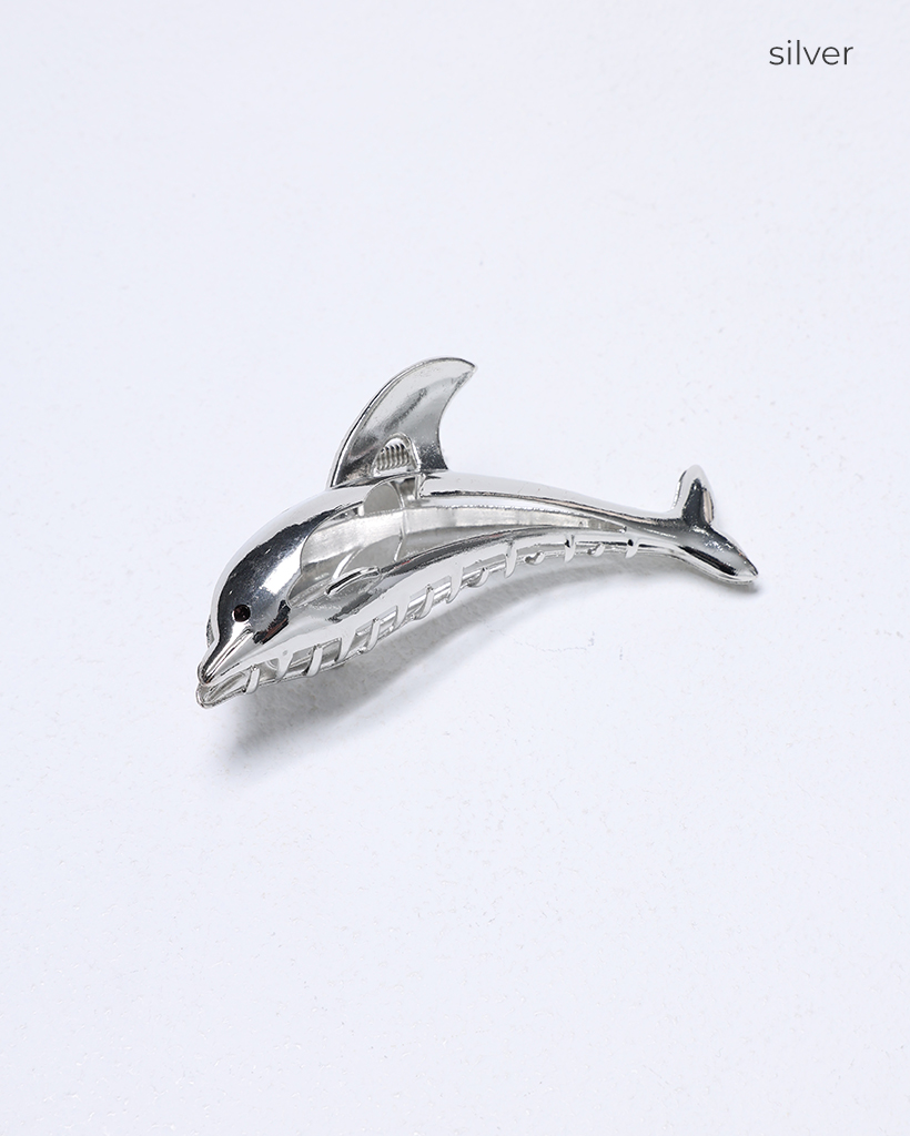 シルバーイルカヘアクリップ | ファッション通販サイト NUGU
