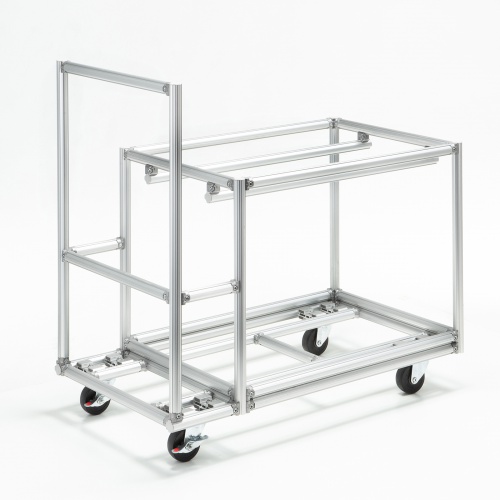 現場に合わせて特注できるアルミ製パイプカートを発売｜サンワサプライ