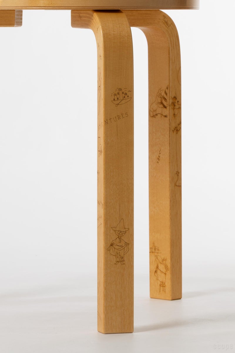 Artek + Moomin (アルテック＋ムーミン) Stool 60 Celebration | Artek