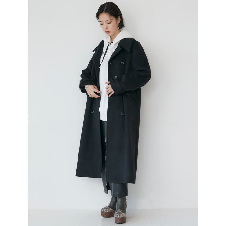 せむ吉】GANGSTERVILLE ブラック チェスターコート M せむ吉