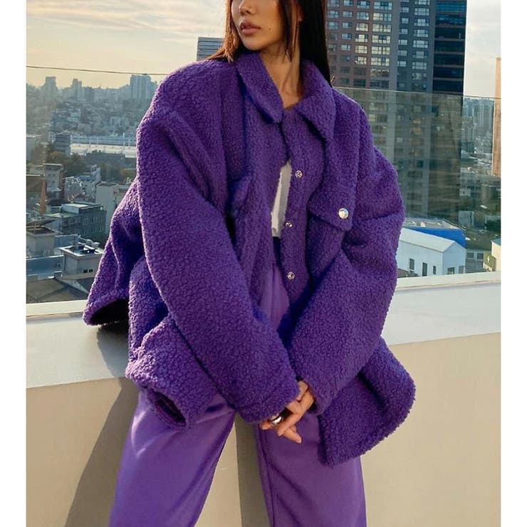 ボア ジャケット ブルゾン[品番：JOKW0011341]｜REAL STYLE（リアル