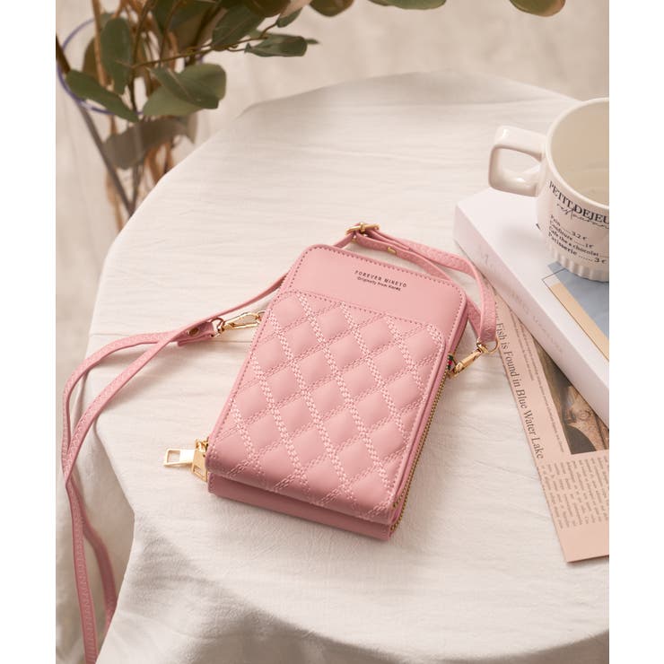 キルティング2ポケットスマホショルダー[品番：ORGW0000339]｜Ada