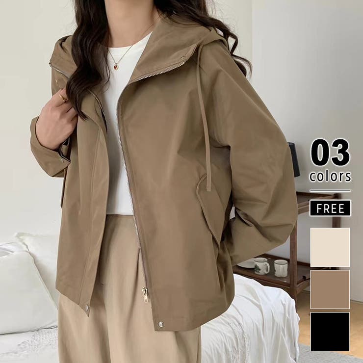 マウンテンパーカー フード付きジャケット アウター[品番：COCW0006127