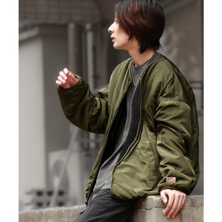 JaVa ジャバコラボ》2wayリバーシブルボアブルゾン[品番：WZ000003716