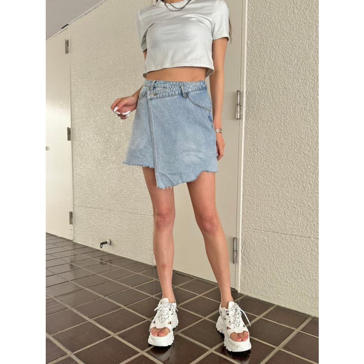 ラップデニムミニスカート[品番：EO000006269]｜EGOIST（エゴイスト