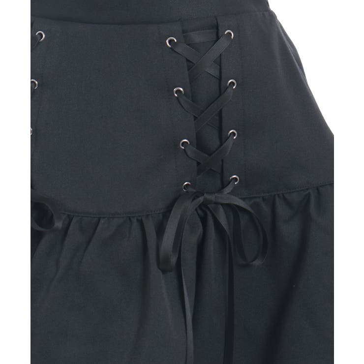レースアップフリルスカート[品番：IGAW0005991]｜axes femme