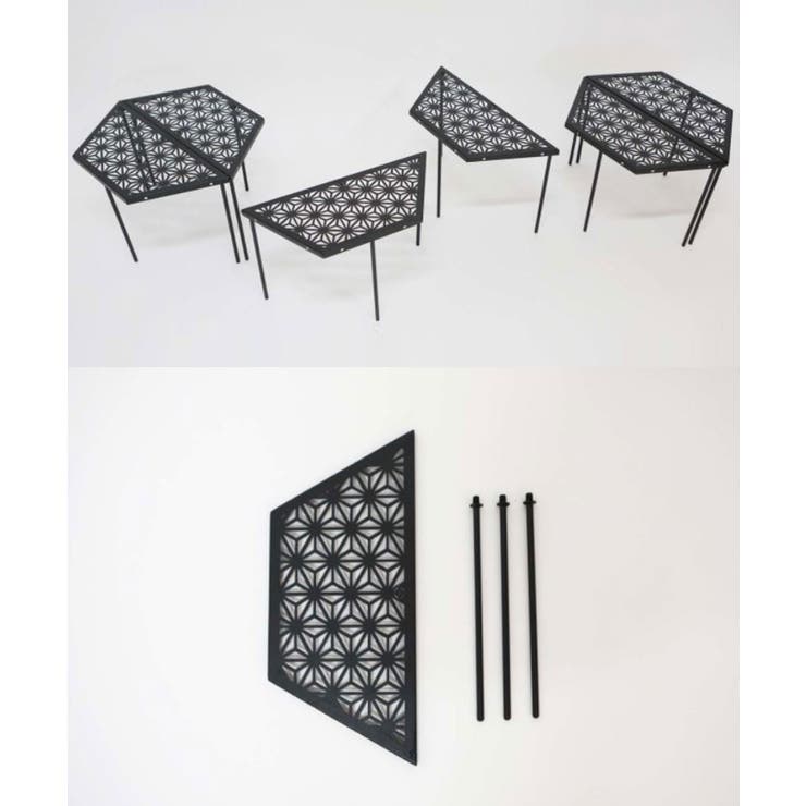 S more 和柄アウトドアテーブル6枚セット[品番：XT000005384]｜aimoha