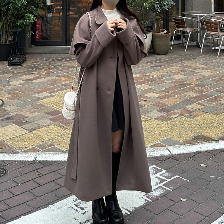 2wayケープコート[品番：AMTW0009950]｜JUNOAH（ジュノア ）の