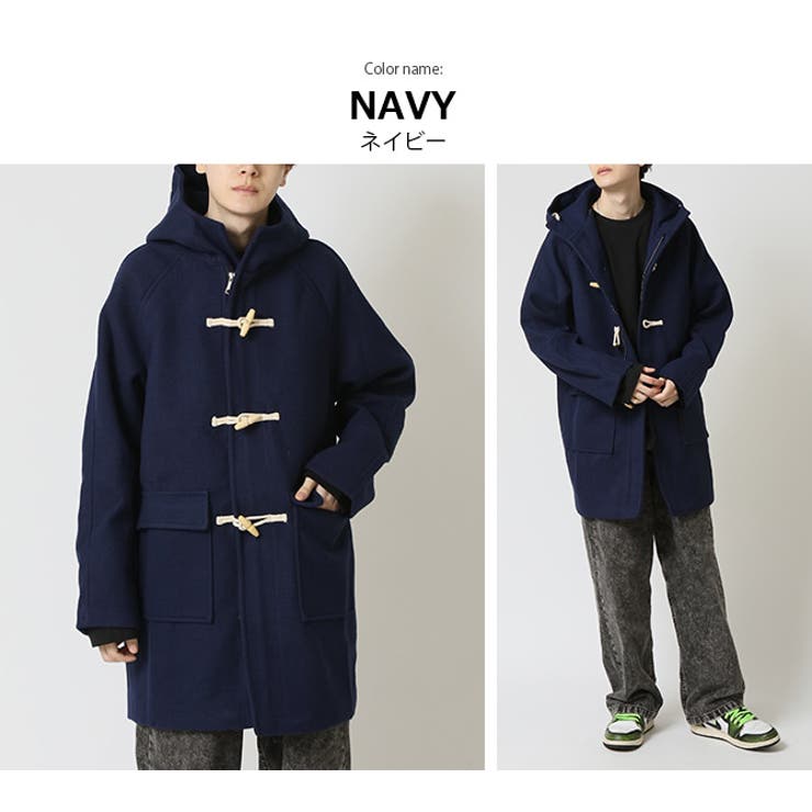 アクネ ACNE STUDIOS ダッフルコート ネイビー 【公式通販】