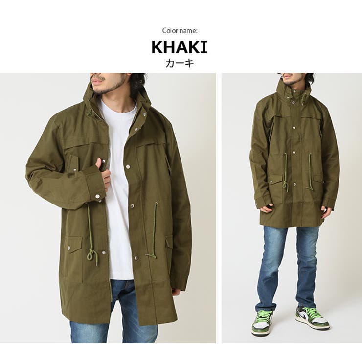 ミリタリージャケット メンズ M65ミリタリーコート[品番：RQ000009396