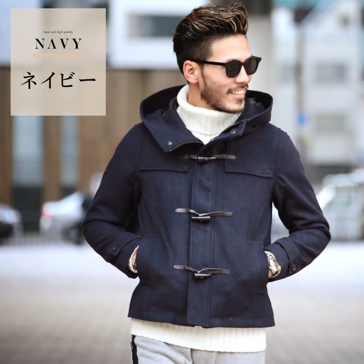 ダッフルコート メンズ◇roshell(ロシェル) メルトン[品番